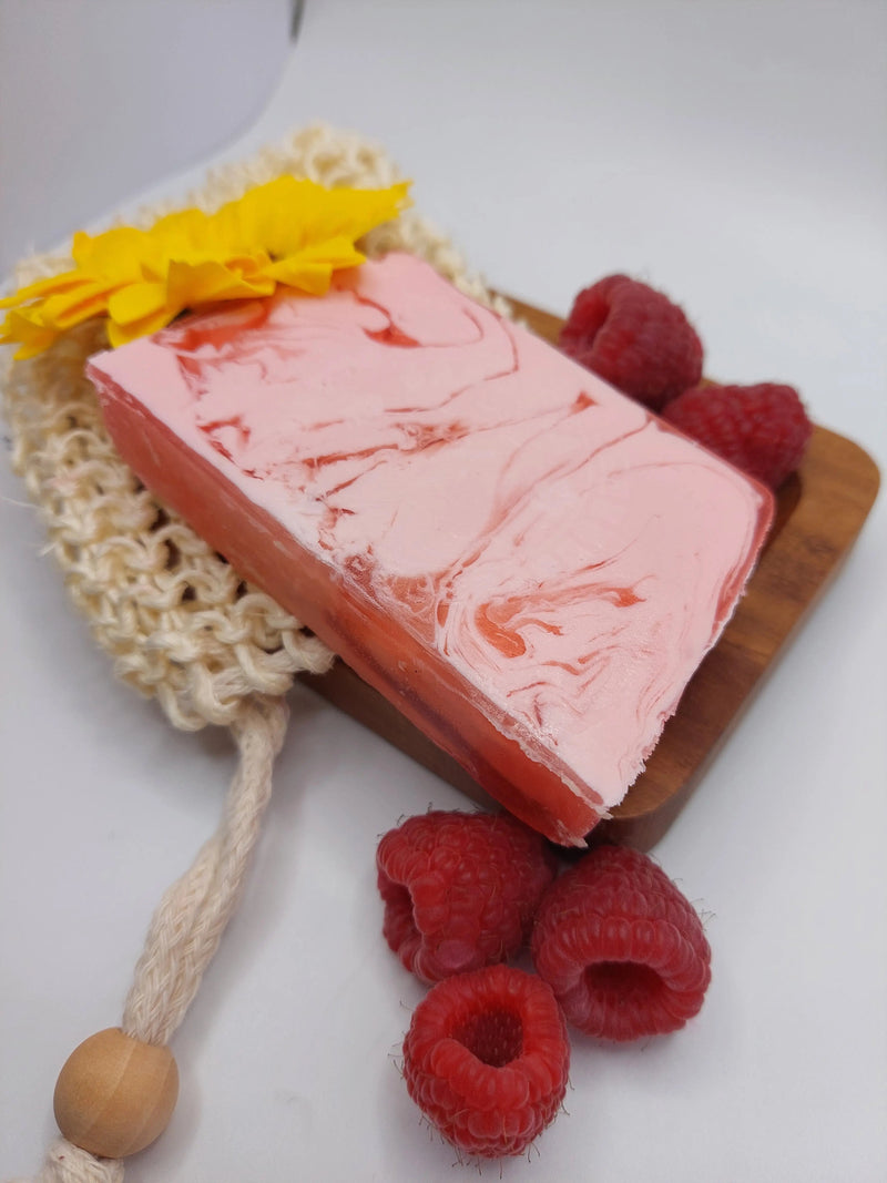 Handmade Soap "Raspberry ice cream" - Saboena