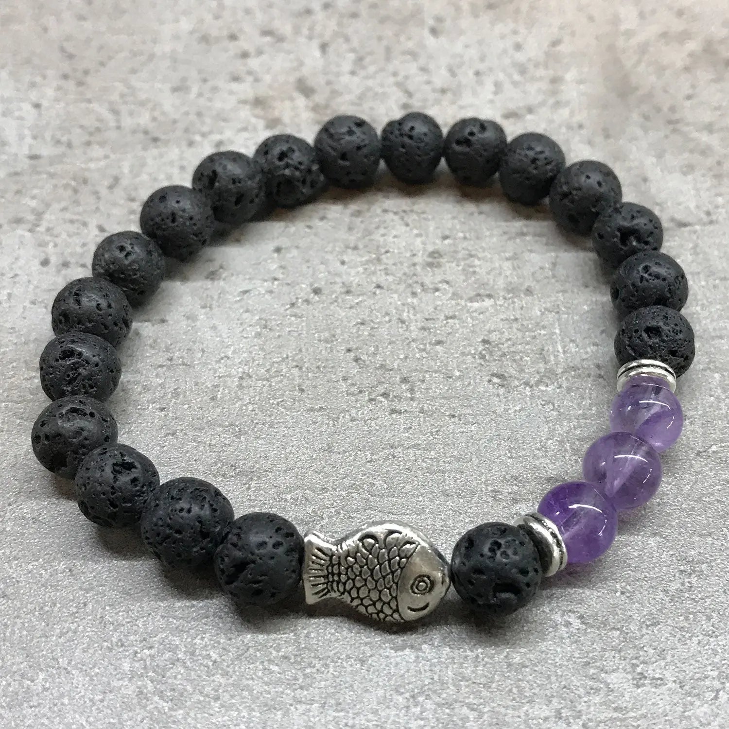 Lava stone bracelets made from natural stone - Saboena