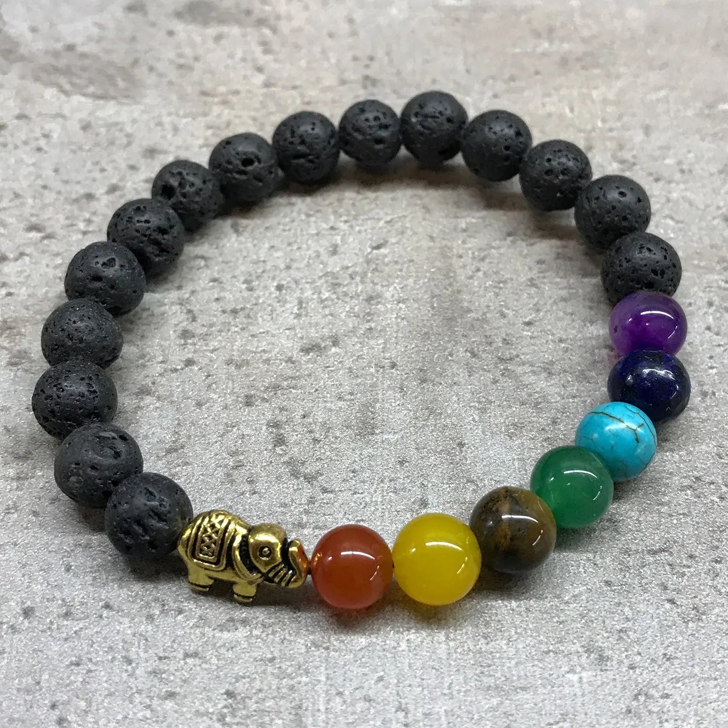 Lava stone bracelets made from natural stone - Saboena