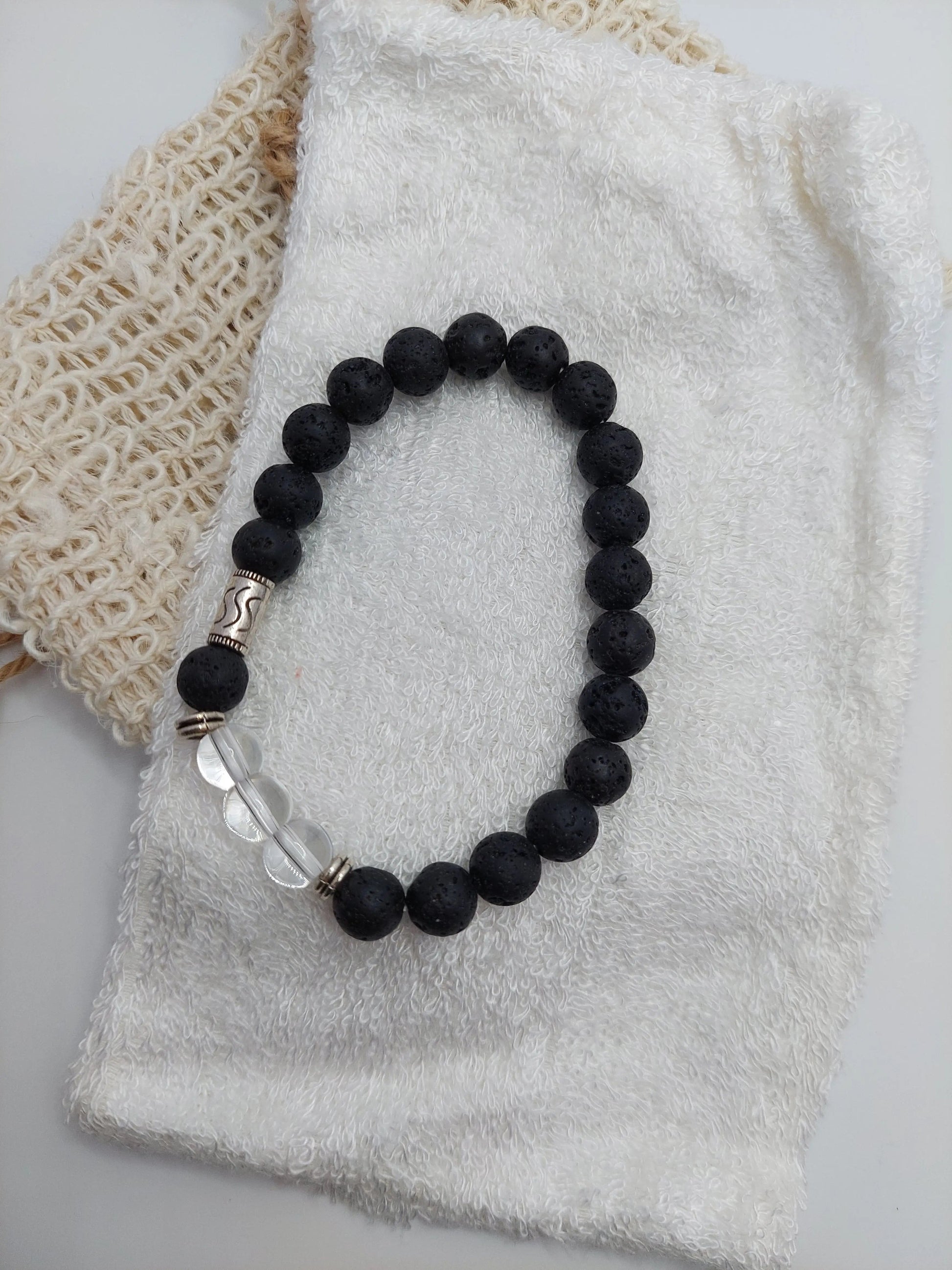Lava stone bracelets made from natural stone - Saboena
