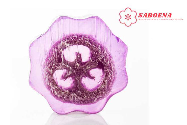 Loofah Soap The purple gent - Saboena