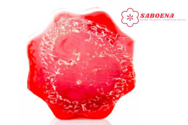 Loofah watermelon soap bar - Saboena