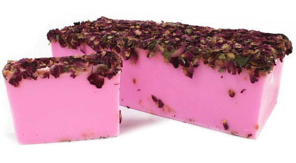 Rosepetal+rose olive oil soap - Saboena